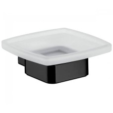 Мильниця Emco Loft 0530 133 00 з тримачем чорний матовий/скло сатин