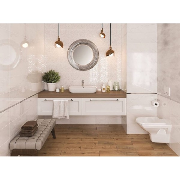 Плитка Cersanit Mariel White Glossy 20x60 см