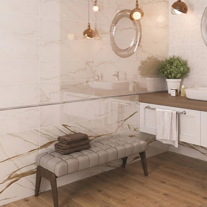 Декор Cersanit Mariel Inserto Gold 20x60 см