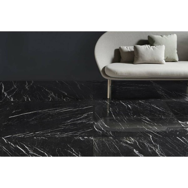 Керамограніт Peronda Marquina Black/Ep 75,5x151 см