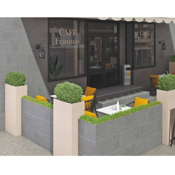 Керамограніт Cersanit Milton Dark Grey 29,8x59,8 см