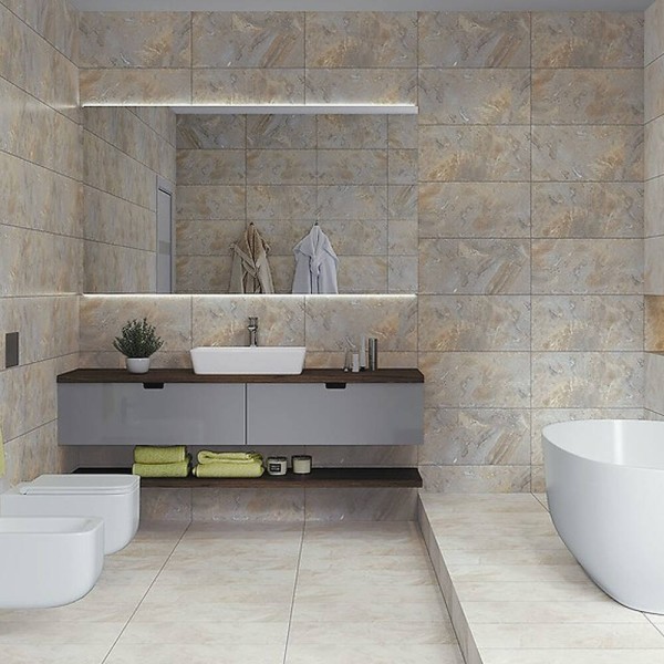 Керамограніт Cersanit Gamilton Grey 29,8x59,8 см