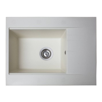 Кухонна мийка BODRUM 650 white