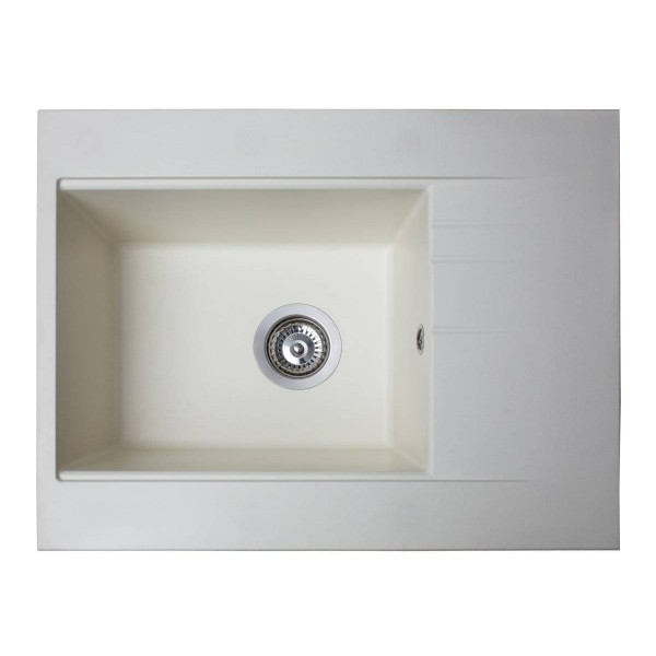 Кухонна мийка BODRUM 650 white