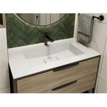 Плитка керамогранітна Grava White 598x598x8 Opoczno