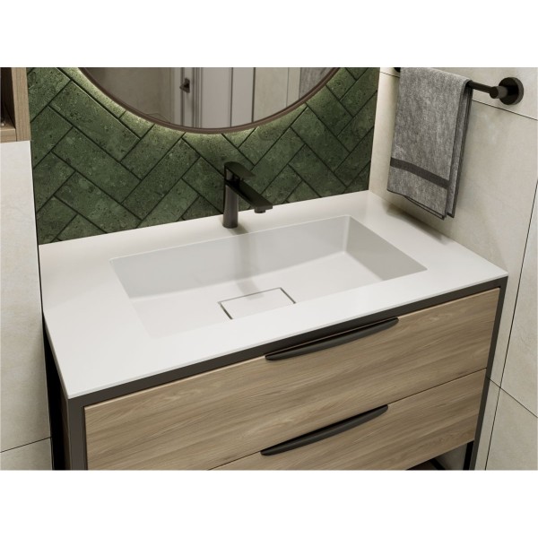 Плитка керамогранітна Grava White 598x598x8 Opoczno