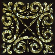 Плитка Grand Kerama КЛАССИК золото рифл. размер 8×66×66 для пола для ванной и кухни