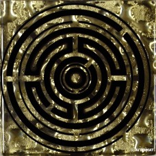 Плитка Grand Kerama ЛАБИРИНТ золото рифл. размер 8×66×66 для пола для ванной и кухни