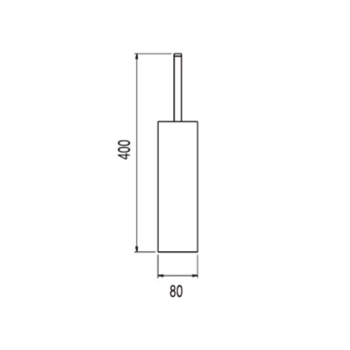 Ёршик для унитаза Tres Cuadro Exclusive (10763623)