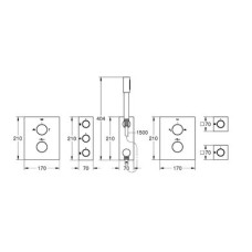 Готовое решение для Rainshower F-Series 40" GROHE Grohtherm F (34634001)