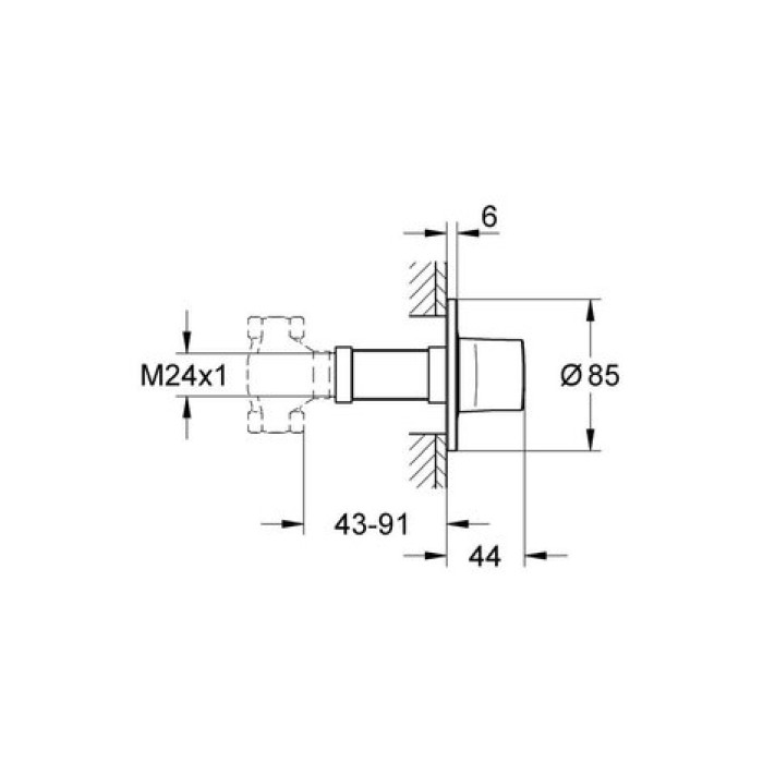 Вентиль Grohe Ondus (19444000)