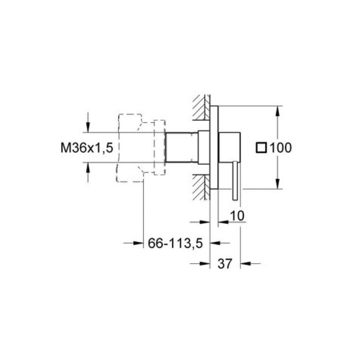 Вентиль Grohe Allure (19590000)