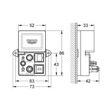 Модуль Grohe Bluetooth F-digital Deluxe 36371000