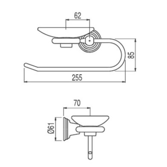 Мыльница Tres Tres-clasic (12463611)