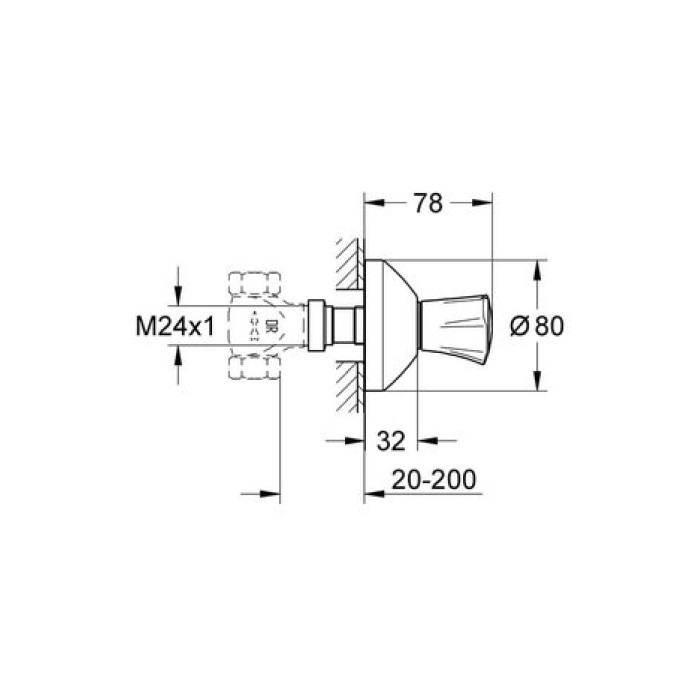 Вентиль Grohe Costa L (19806001)