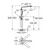 Напольный однорычажный смеситель Grohe Veris (32222001)