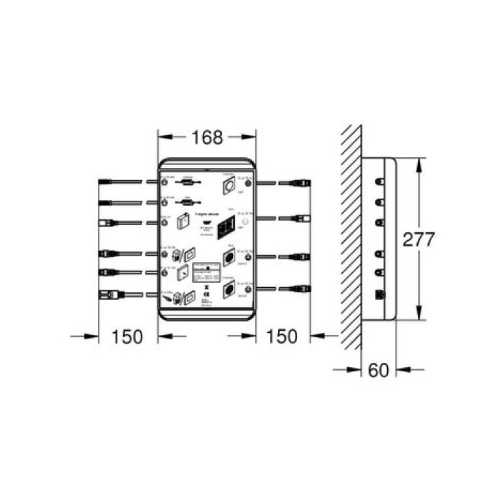 Базовый блок 4.0 Bluetooth Grohe F-Series 40" 26374000