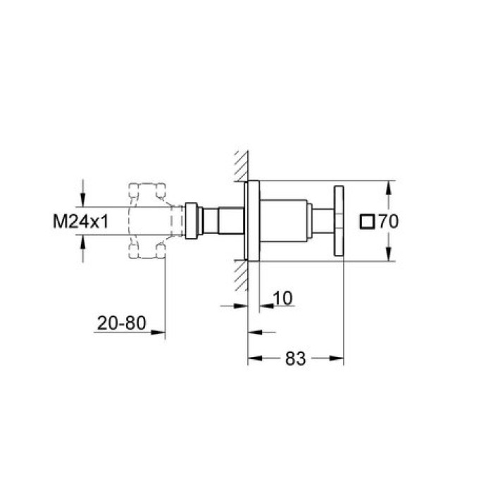 Вентиль Grohe Allure (19334000)