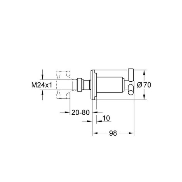 Вентиль Grohe Atrio Ypsilon (19069000)