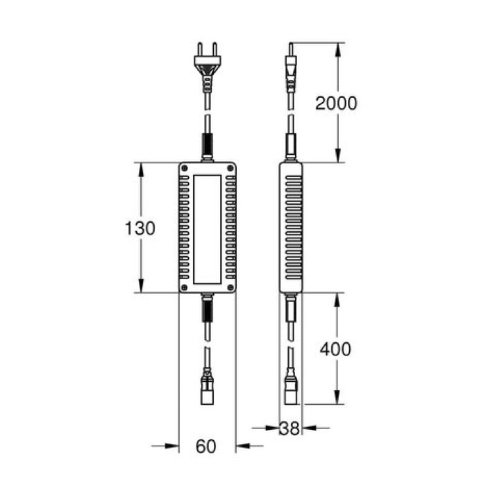 Источник питания GROHE F-digital Deluxe 42429000