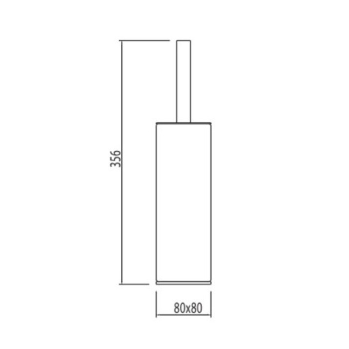 Ёршик для унитаза Tres Slim Exclusive (20263611)
