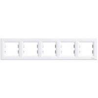 Рамка 5-місна горизонтальна Білий ASFORA (EPH5800521), Schneider Electric