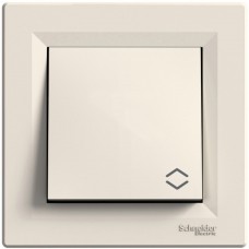 Перемикач 1-клавішний Крем ASFORA (EPH0400123), Schneider Electric