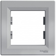 Рамка 1-місна Алюміній ASFORA (EPH5800161), Schneider Electric