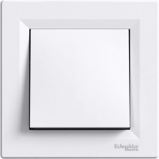 Вимикач 1-клавішний 10A Білий ASFORA (EPH0100121), Schneider Electric