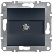 Розетка TV кінцева Антрацит ASFORA (EPH3200171), Schneider Electric