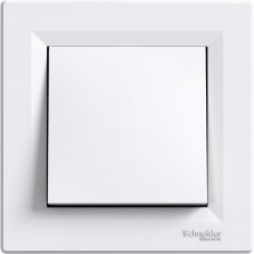 Перемикач 1-клавішний Білий ASFORA (EPH0400121), Schneider Electric