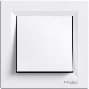 Перемикач 1-клавішний Білий ASFORA (EPH0400121), Schneider Electric