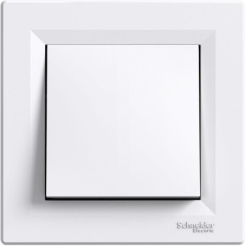 Перемикач 1-клавішний Білий ASFORA (EPH0400121), Schneider Electric