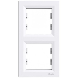 Рамка 2-місна вертикальна Білий ASFORA (EPH5810221), Schneider Electric