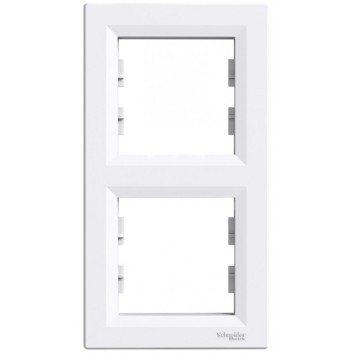 Рамка 2-місна вертикальна Білий ASFORA (EPH5810221), Schneider Electric