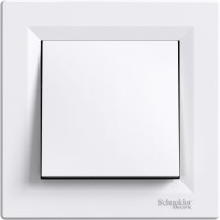 Перемикач 1-клавішний перехресний Білий ASFORA (EPH0500121), Schneider Electric