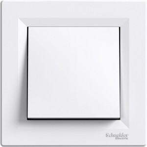 Перемикач 1-клавішний перехресний Білий ASFORA (EPH0500121), Schneider Electric