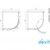 Душевая кабина Devit Comfort FEN1223 1/4 круга 100х100 см