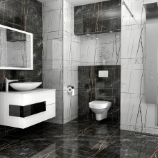 Керамограніт Termal Seramik Ponte Black Full Lapp 60x120 см