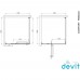 Душевая кабина Devit Comfort FEN2223 квадратная 100х100 см
