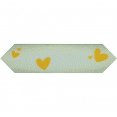 Декор Pamesa Agatha Circus 21 Corazones Amarillo 7,5x26,5 см