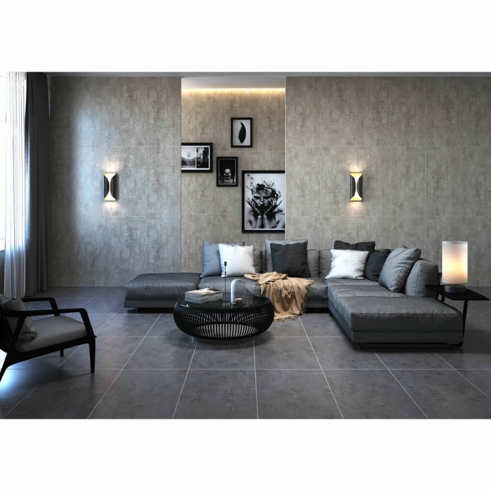 Керамограніт Megagres Cement Dark Grey CT12603 60x120 см