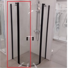 Душові двері Huppe Desing Pure 8P1708.123.321 90х200 см розпашні (1 половина)