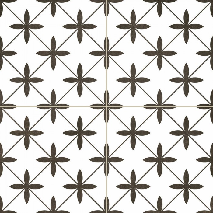 Напольная плитка Dual Gres Chic POOLE WHITE 10×450×450