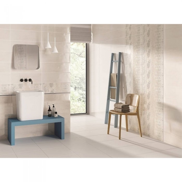 Плитка Cersanit Samira WHITE STRUCTURE 9×600×200 под бетон
