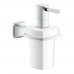 Дозатор для рідкого мила Grohe Grandera 40627000 з тримачем хром/білий