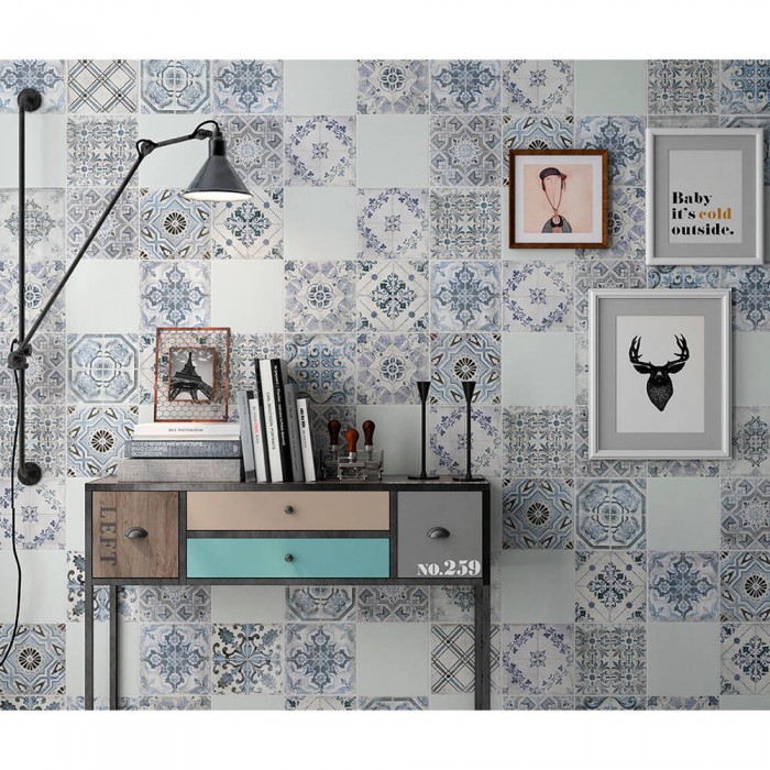 Керамограніт Geotiles Vendome Mugat Blanco 22,3x22,3 см