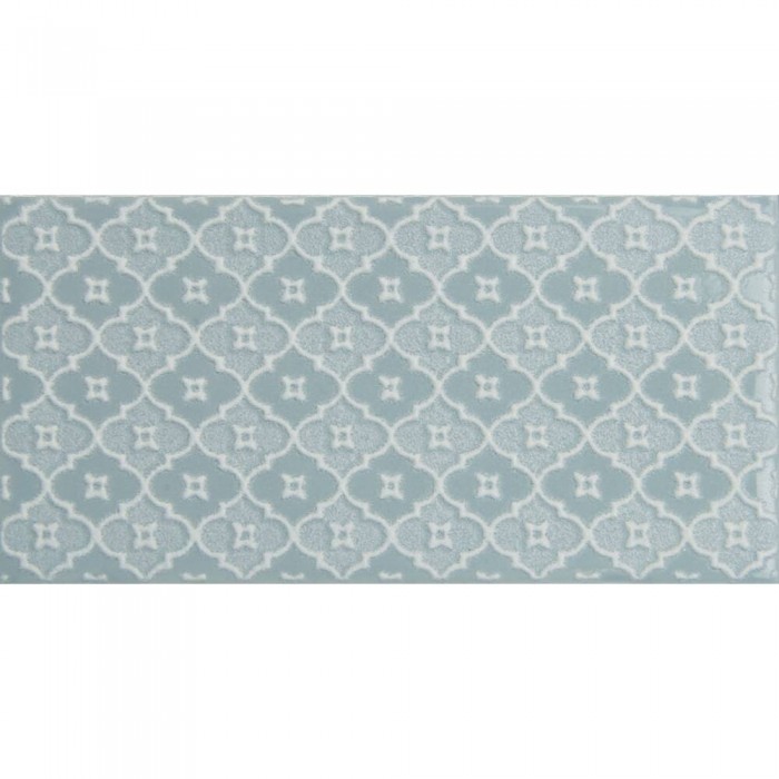 Плитка Monopole Ceramica Mirage DECOR JEWEL PEARL BLUE декор 8×150×75