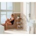 Плитка Lasselsberger Rako BASE WR1V5434 brown wood relief 10×898×298 под дерево