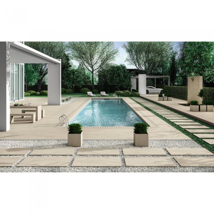 Керамограніт Novabell Norgestone Nst-82Rt Ivory Rett 60x120 см